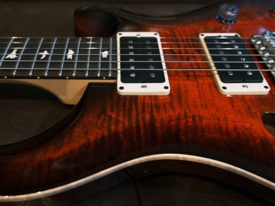 PRS CE 24 Semi-Hollow Fire Red Burst