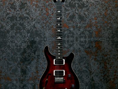 PRS CE 24 Semi-Hollow Fire Red Burst