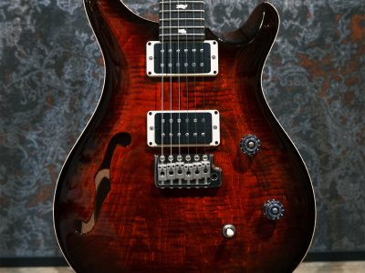 PRS CE 24 Semi-Hollow Fire Red Burst