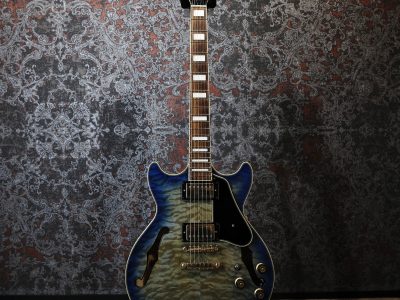 Ibanez AM93 (QM) Jet Blue Burst