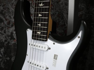 Paul Reed Smith Silver Sky Faded Black Tee Satin 2024 New color