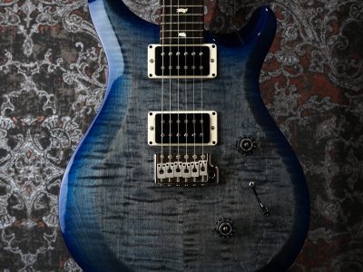 PRS S2 Custom 24 Faded Gray Black Blue Burst