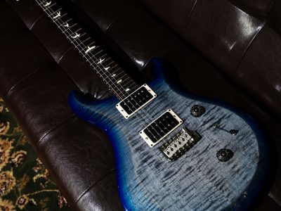 PRS S2 Custom 24 Faded Gray Black Blue Burst
