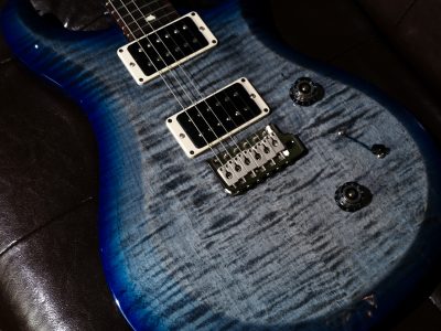 PRS S2 Custom 24 Faded Gray Black Blue Burst