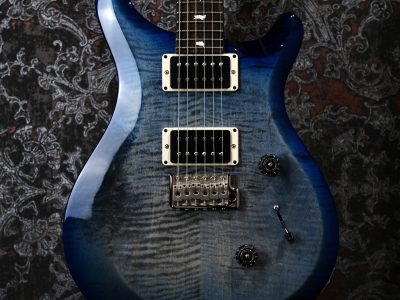 PRS S2 Custom 24 Faded Gray Black Blue Burst