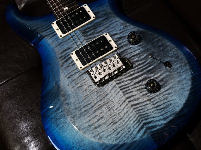 PRS S2 Custom 24 Faded Gray Black Blue Burst