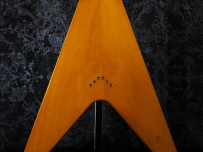 Epiphone Inspired by Gibson Custom Shop 1958 Korina Flying V Aged Natural