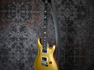 PRS CE 24 Satin Custom Configuration -Gold Top Metallic Natural Back-