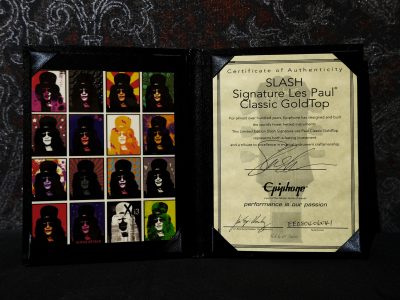 Epiphone Slash Signature Les Paul Gold Top Limited Edition
