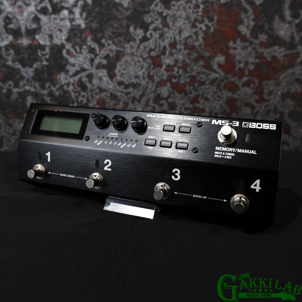 BOSS MS-3 / Multi Effects Switcher | 札幌の楽器屋さん|MR BOSS MS-3 / Multi Effects Switcher | 札幌の楽器屋さん|MR