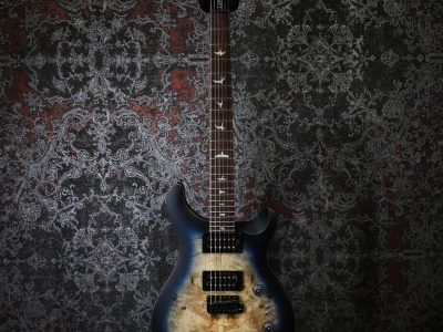 PRS 2024 SE Custom 24-08 Poplar Burl Limited Edition / Lake Blue Midnight Burst