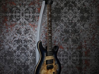 PRS 2024 SE Custom 24-08 Poplar Burl Limited Edition / Lake Blue Midnight Burst