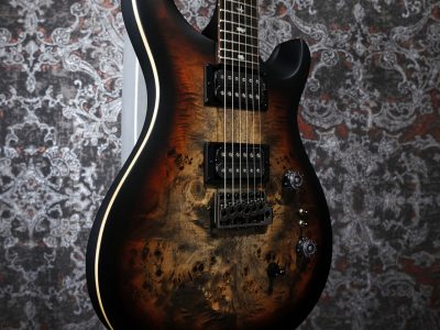 PRS 2024 SE Custom 24-08 Poplar Burl Limited Edition / Charcoal Cherry Midnight Burst