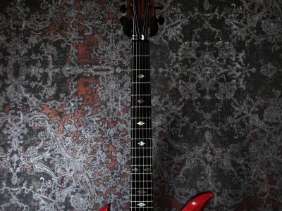 B.C.Rich USA Mockingbird SL Trans Red Slash Signature