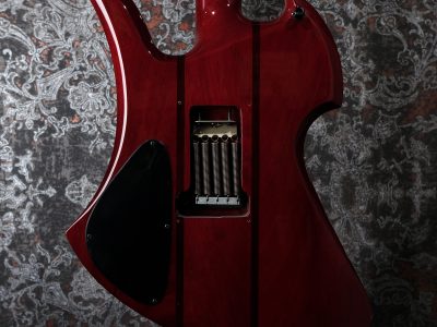 B.C.Rich USA Mockingbird SL Trans Red Slash Signature