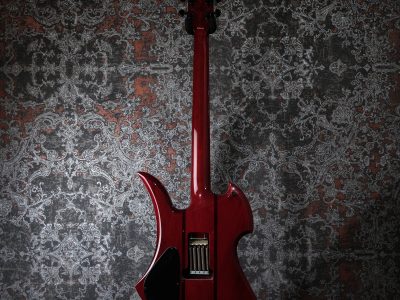 B.C.Rich USA Mockingbird SL Trans Red Slash Signature