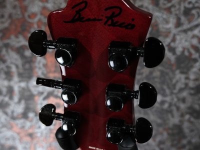 B.C.Rich USA Mockingbird SL Trans Red Slash Signature