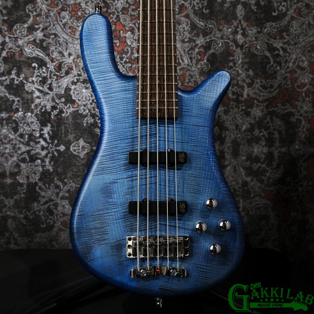 (中古) Warwick ProSeries Streamer LX5 (本文確認) Warwick Team Build PS Streamer LX 5 Ocean Blue Transparent Satin