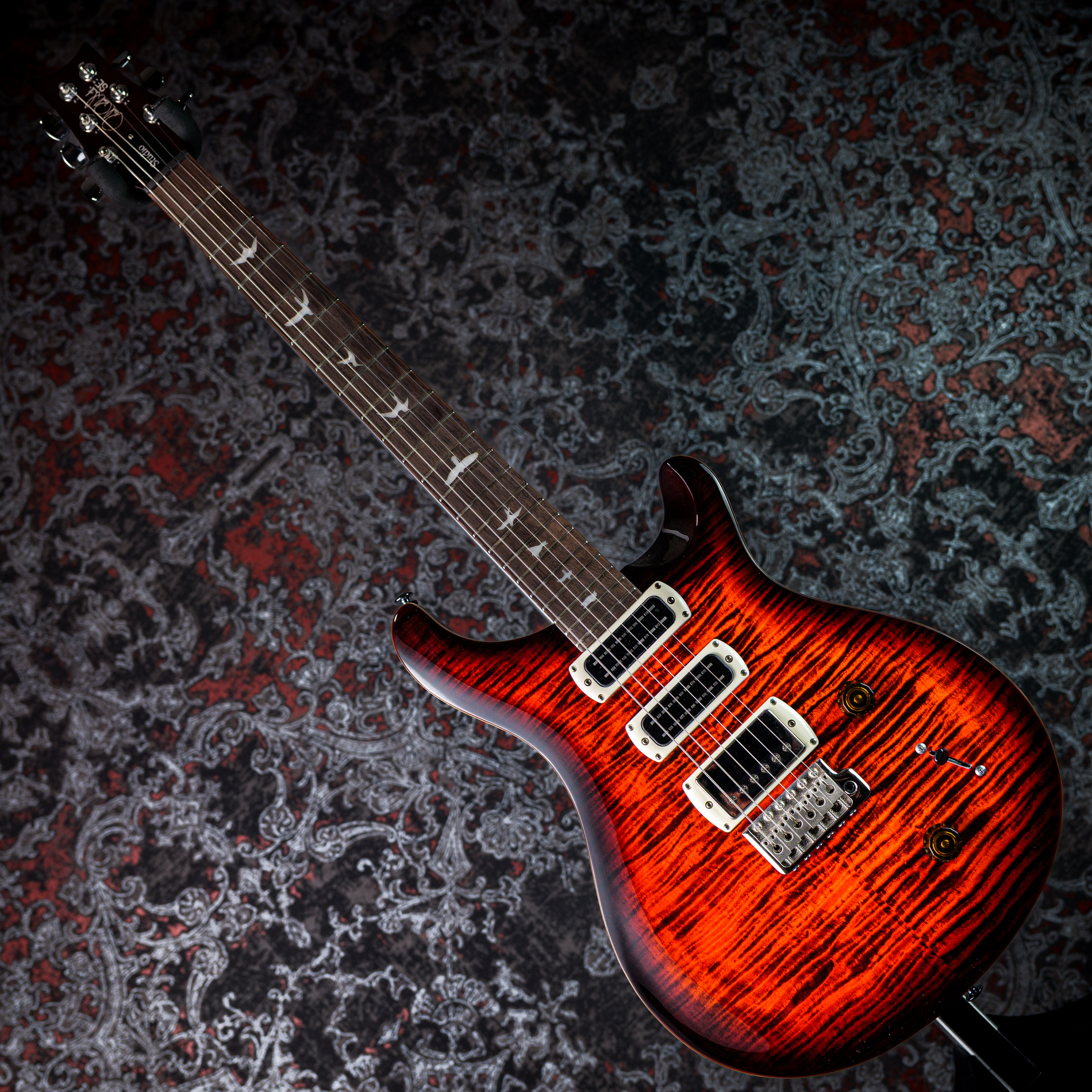 Paul Reed Smith(PRS) 2025 SE Studio Orange Tiger Smokeburst