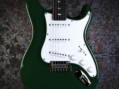 PRS 2025 SE Silver Sky Rosewood Laurel Green