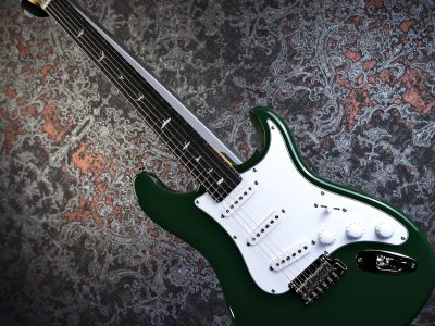 PRS 2025 SE Silver Sky Rosewood Laurel Green