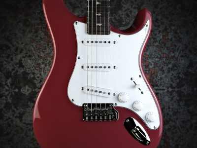 PRS 2025 SE Silver Sky Rosewood Derby Red