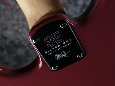 PRS 2025 SE Silver Sky Rosewood Derby Red