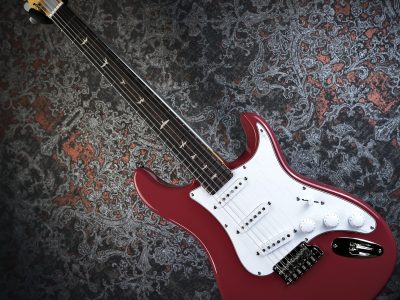 PRS 2025 SE Silver Sky Rosewood Derby Red