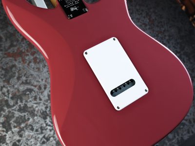 PRS 2025 SE Silver Sky Rosewood Lefty Derby Red