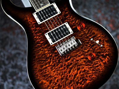 Paul Reed Smith(PRS) 2023 SE Custom 24 Quilt Package Black Gold Sunburst