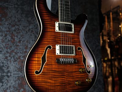 PRS 2025 SE Hollowbody II Piezo Orange Tiger Smokeburst
