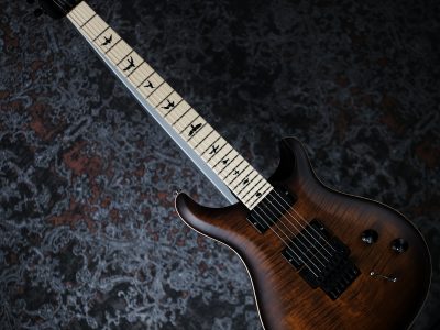 PRS 2022 Dustie Waring CE24 Floyd Burnt Amber Wraparound Smokeburst