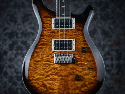 PRS 2025 SE Custom 24 Quilt Package Black Gold Sunburst
