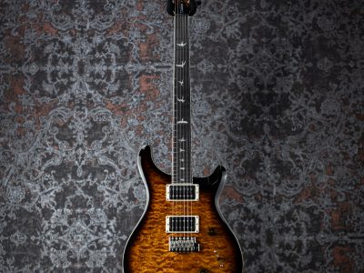 PRS 2025 SE Custom 24 Quilt Package Black Gold Sunburst