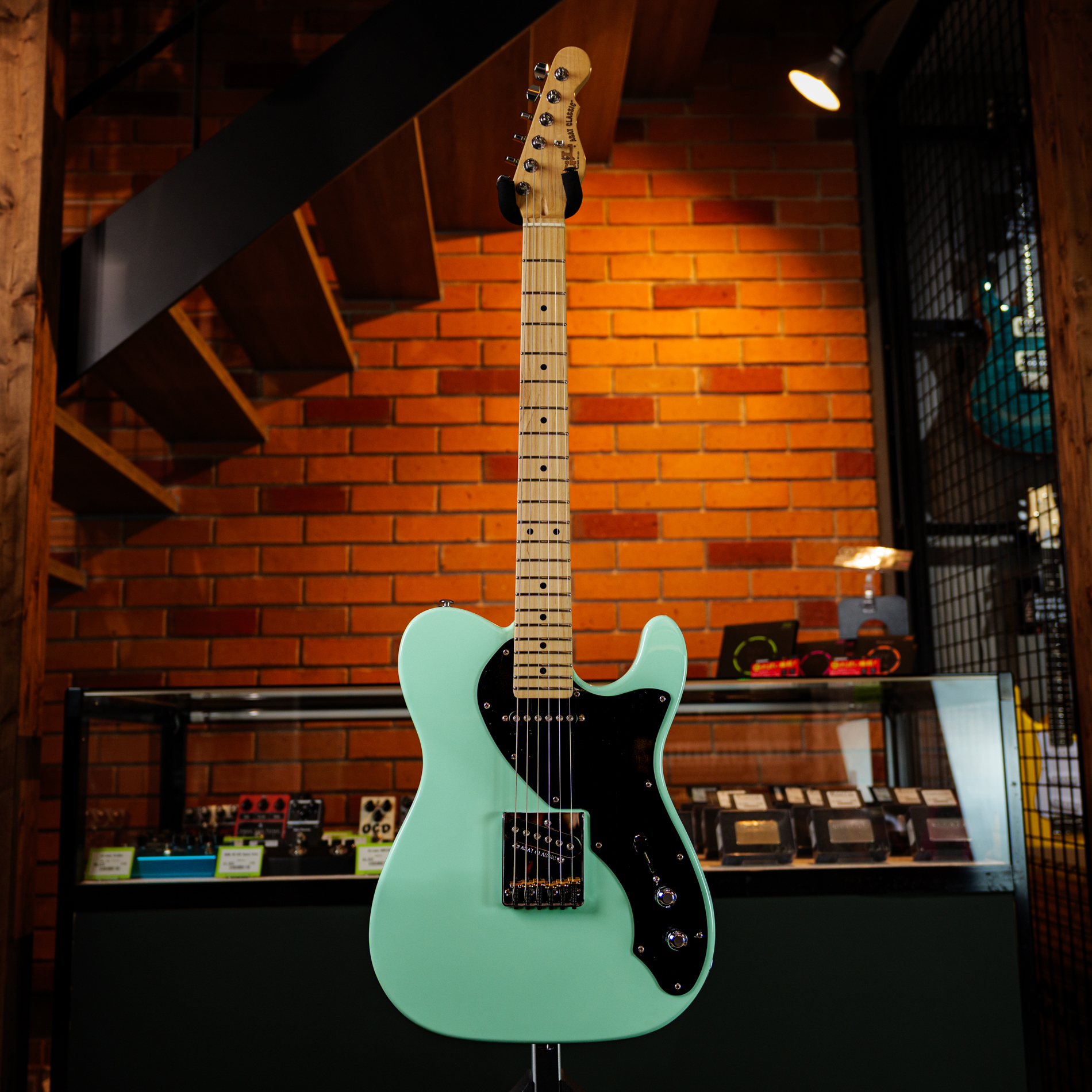 G&L USA Limited Edition ASAT Classic Thinline Surf Green