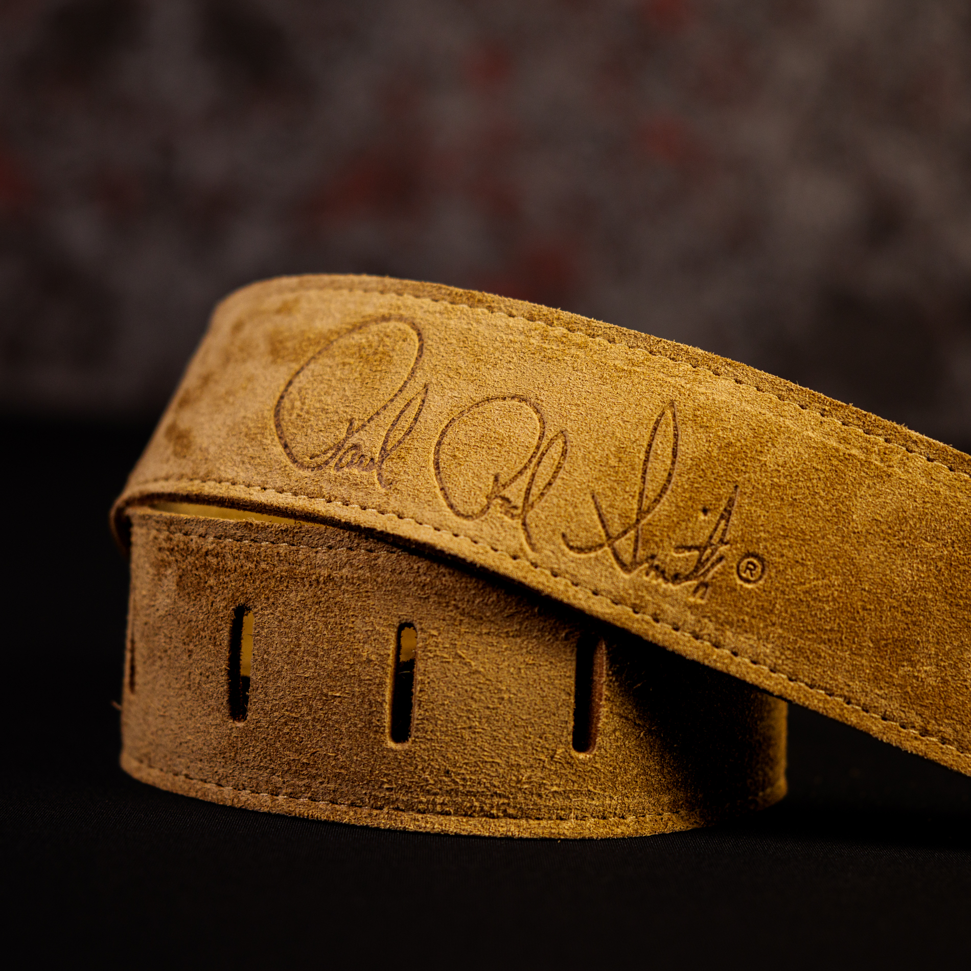 Paul Reed Smith(PRS) Suede Guitar Strap Tan