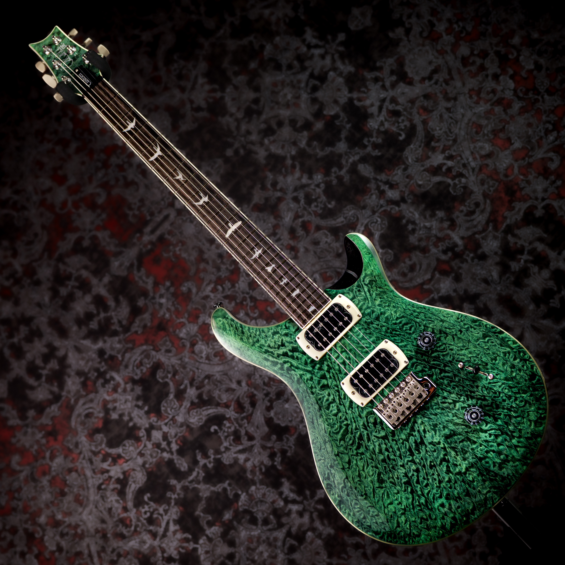 PRS SE Custom 24 Quilt Package Teal Black