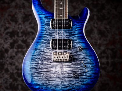 PRS SE Custom 24 Quilt Package Charcoal Blue Burst