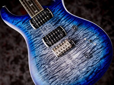 PRS SE Custom 24 Quilt Package Charcoal Blue Burst