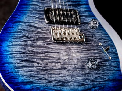 PRS SE Custom 24 Quilt Package Charcoal Blue Burst