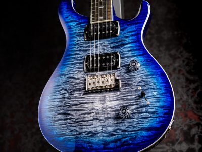 PRS SE Custom 24 Quilt Package Charcoal Blue Burst