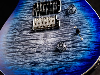PRS SE Custom 24 Quilt Package Charcoal Blue Burst