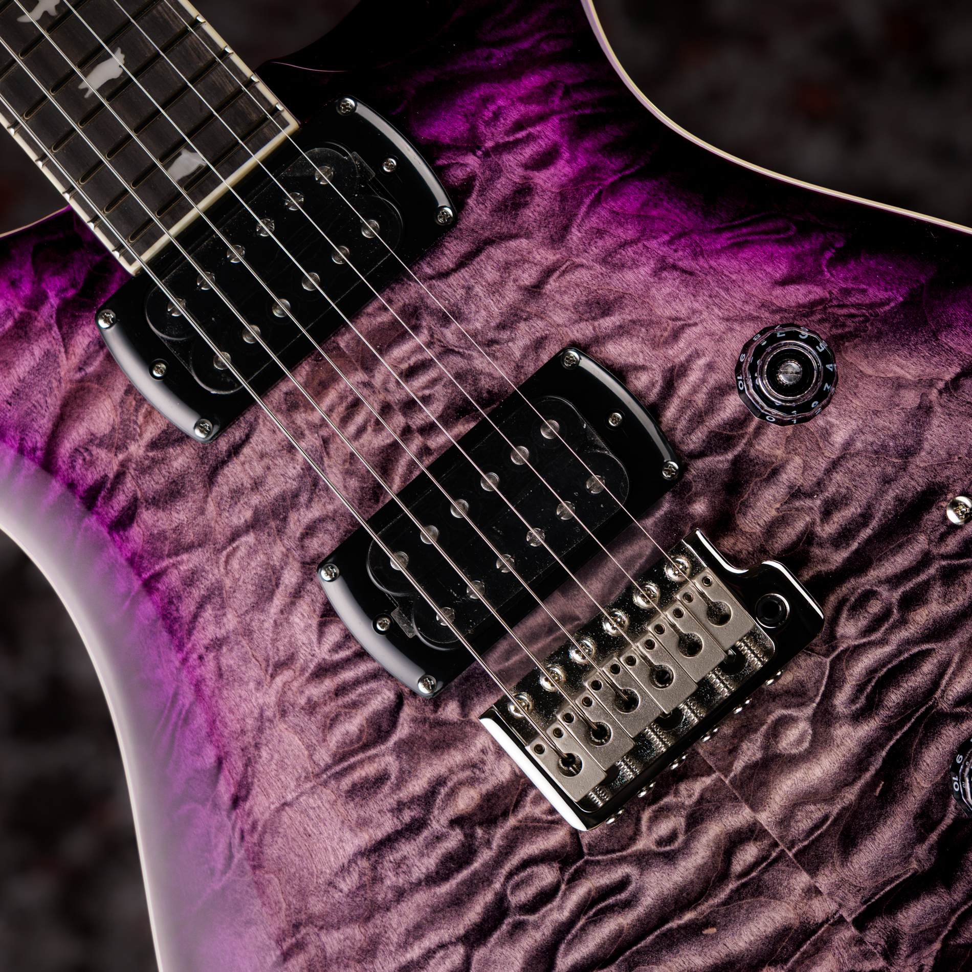 Paul Reed Smith(PRS) SE Custom 24 Quilt Package Charcoal Purple Burst