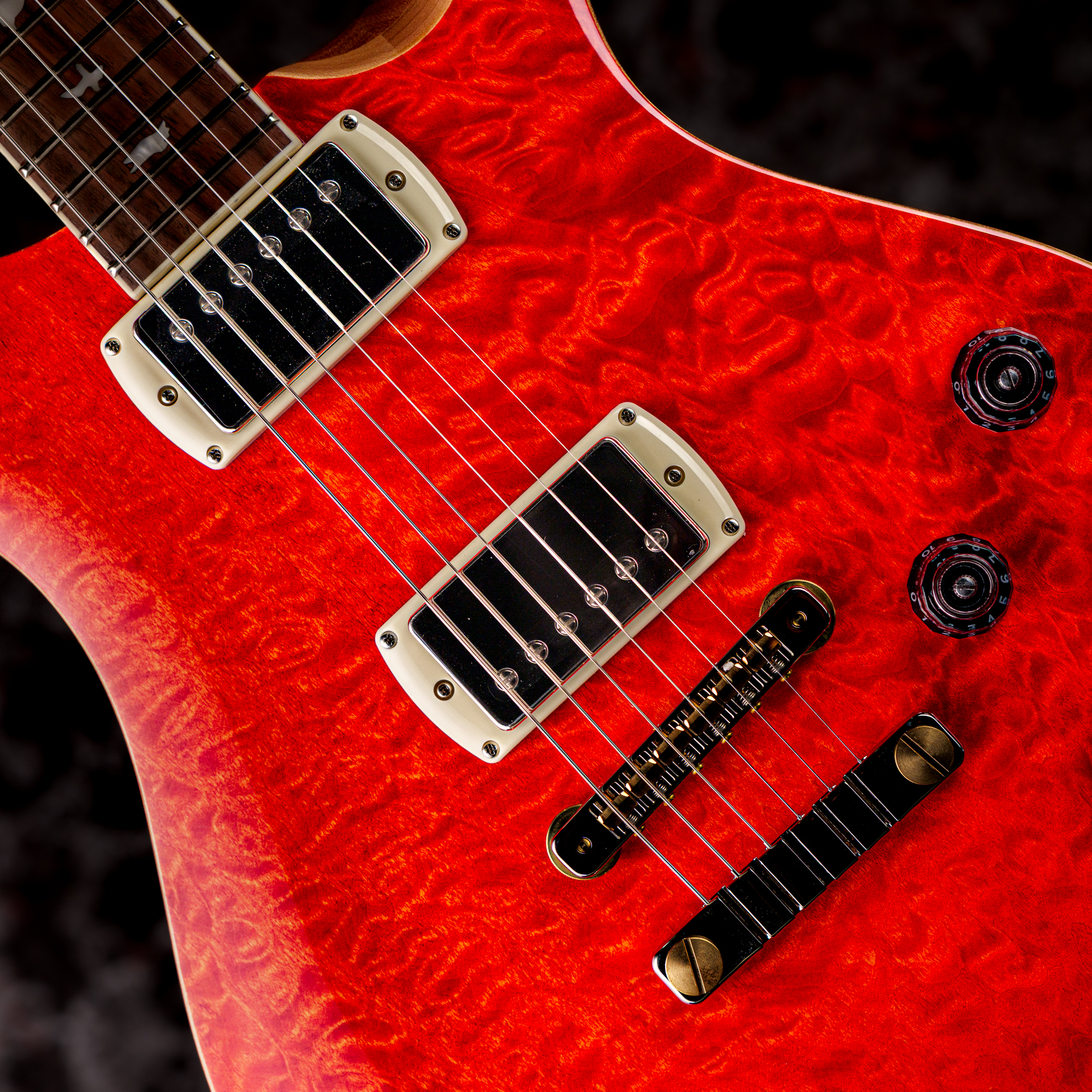 Paul Reed Smith(PRS) SE McCarty 594 Quilt Blood Orange