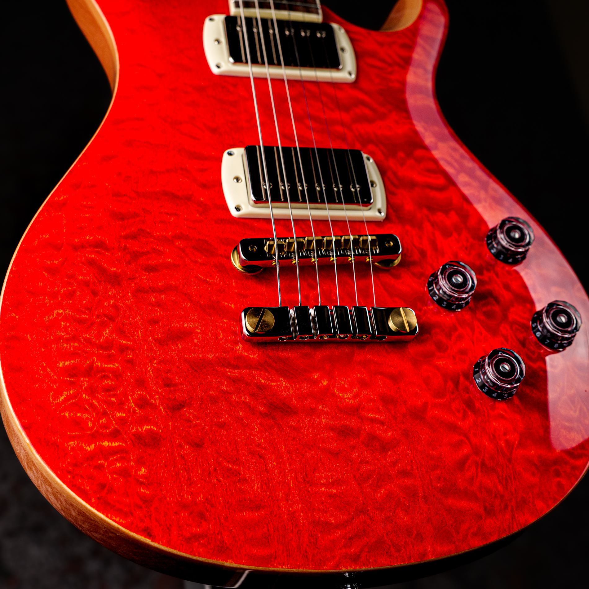 Paul Reed Smith(PRS) SE McCarty 594 Quilt Blood Orange