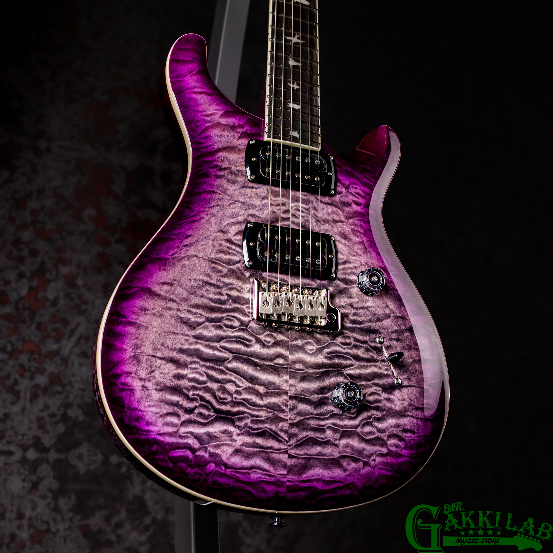 Paul Reed Smith(PRS) SE Custom 24 Quilt Package Charcoal Purple Burst