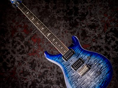 PRS SE Custom 24 Quilt Package Charcoal Blue Burst