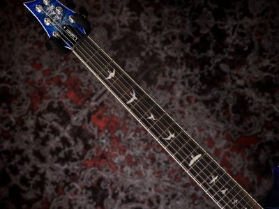 PRS SE Custom 24 Quilt Package Charcoal Blue Burst