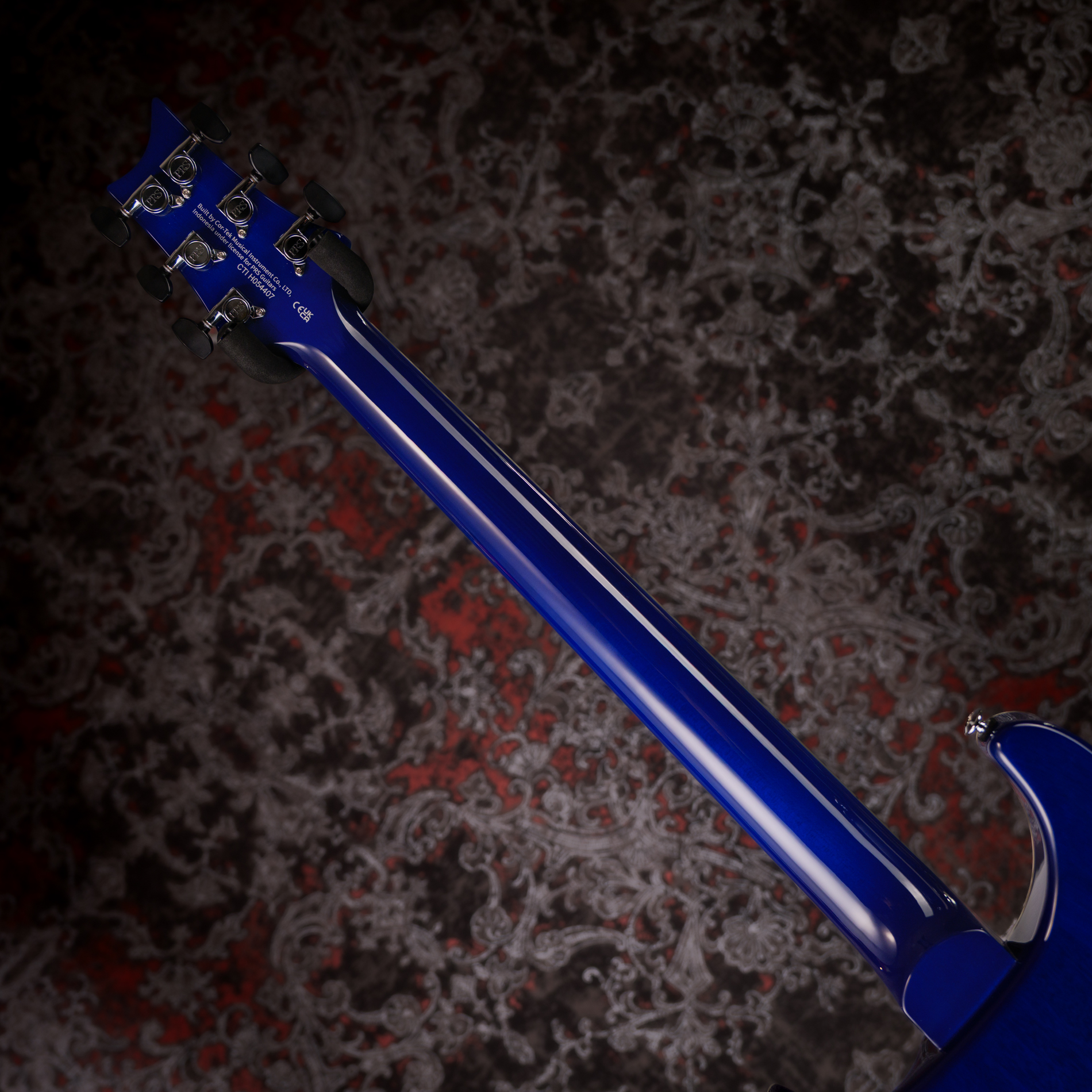 PRS SE Custom 24 Quilt Package Charcoal Blue Burst