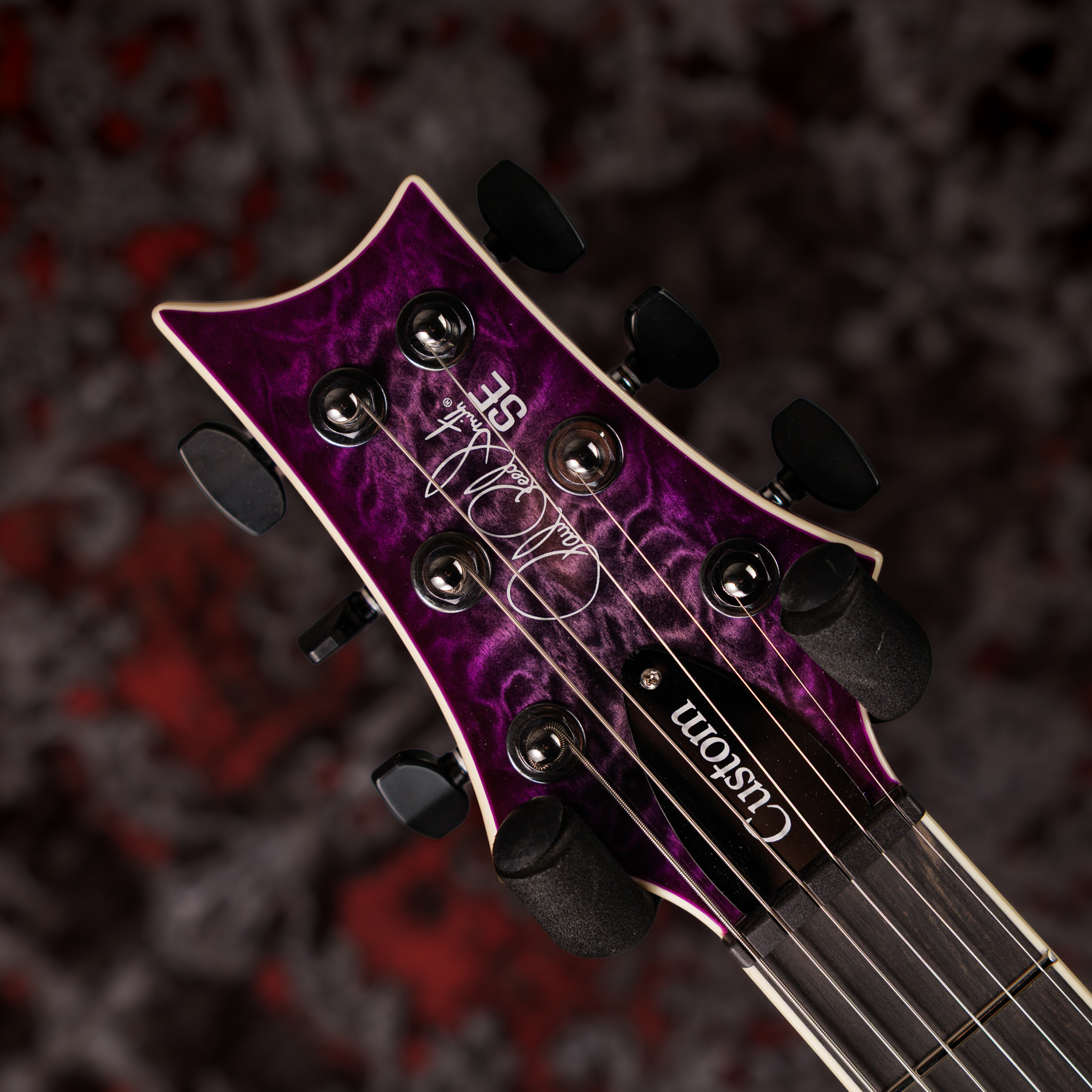 Paul Reed Smith(PRS) SE Custom 24 Quilt Package Charcoal Purple Burst